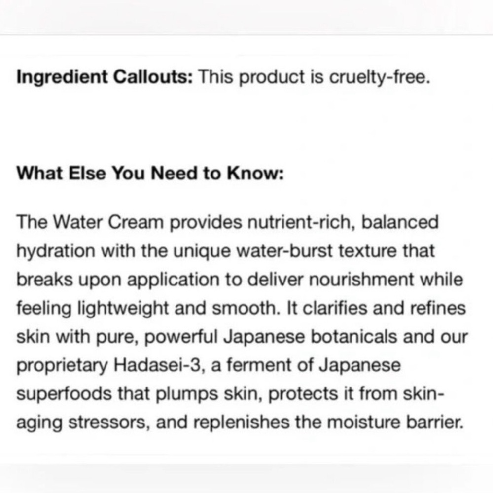 TATCHA The Water Cream Lightweight Pore-Refining Moisturizer - Picture 4 of 12